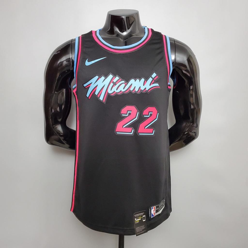 BUTLER #22 Miami Heat black NBA jersey Size_XS_XXL Nike connect recognition