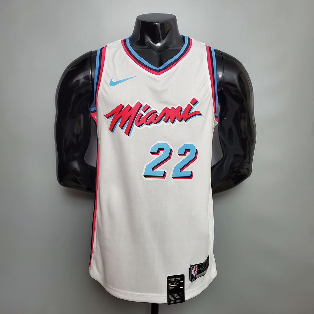 BUTLER #22 Miami Heat white NBA jersey Size_XS_XXL Nike connect recognition