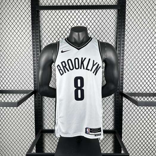 Brooklyn Nets White #8 CUI Black NBA Jersey