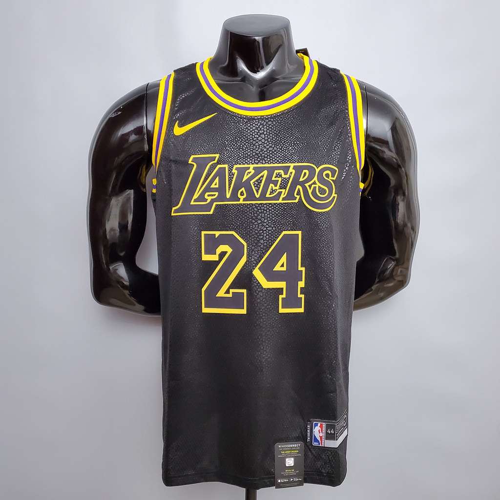 Bryant #24 Lakers black NBA jersey Size_XS_XXL Nike connect recognition