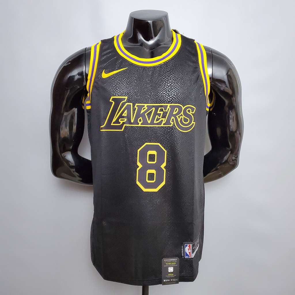 Bryant #8 Lakers black NBA jersey Size_XS_XXL Nike connect recognition