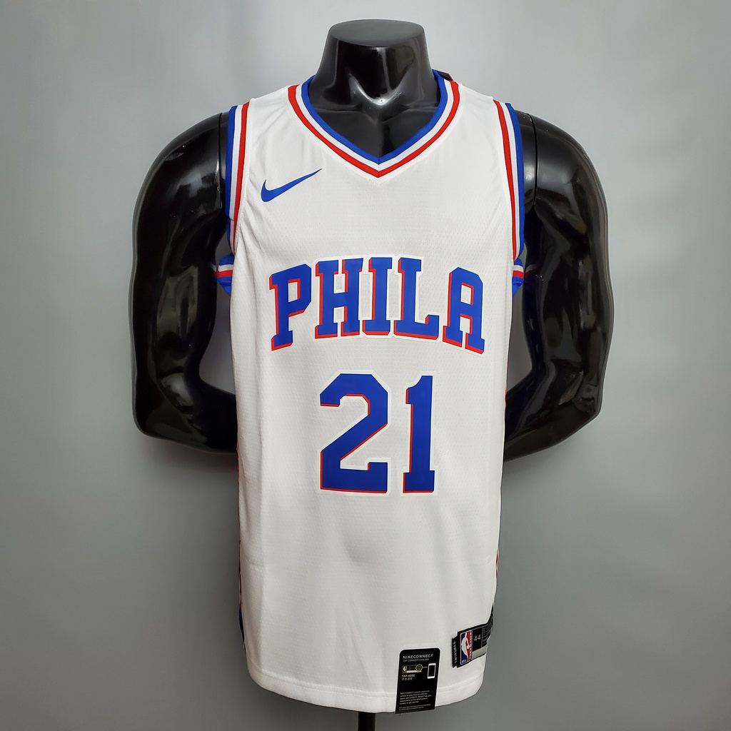 Embiid #21 Detroit Pistons white NBA jersey Size_XS_XXL Nike connect recognition