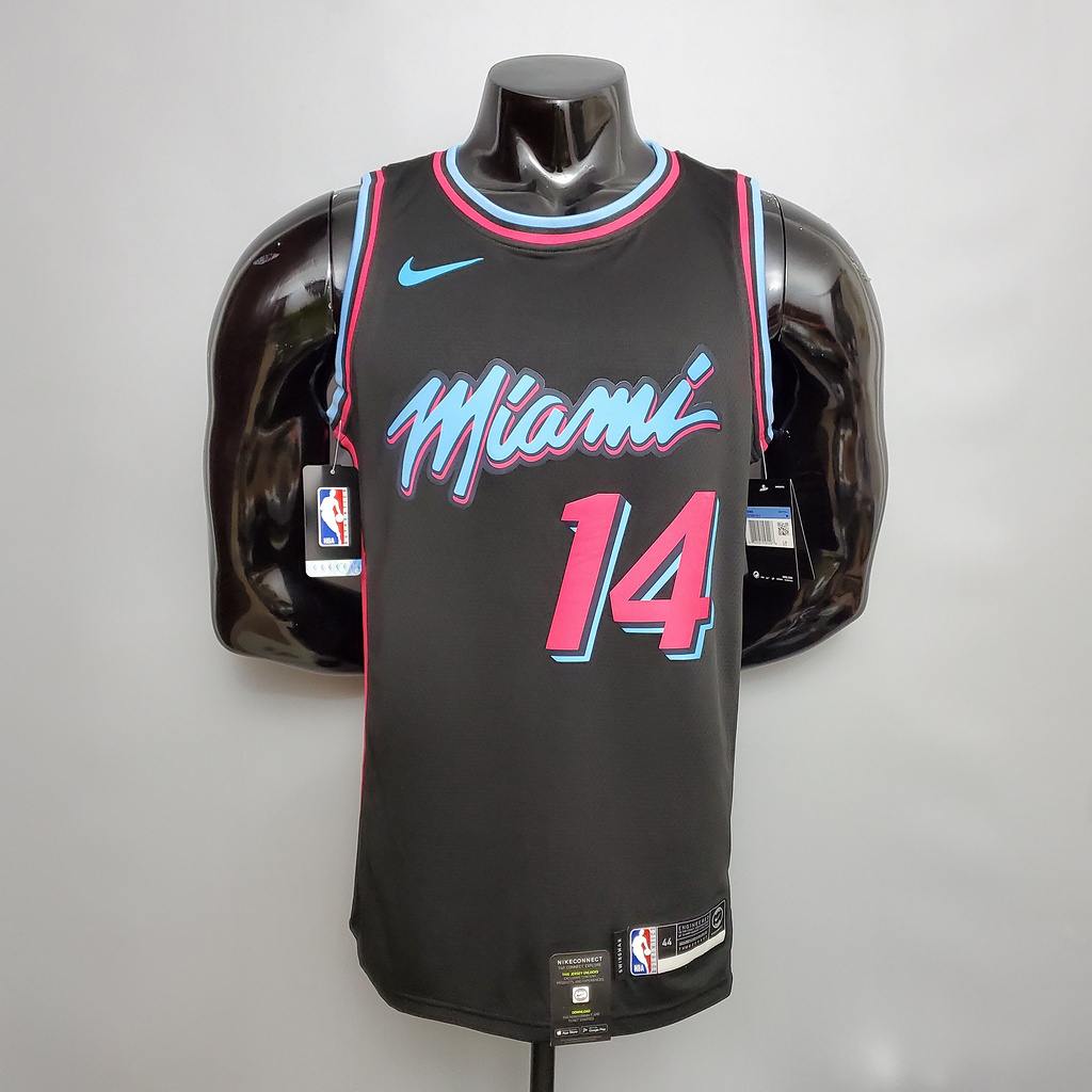 HERRO #14 Miami Heat V_neck black NBA jersey Size_S_XXL Nike connect recognition