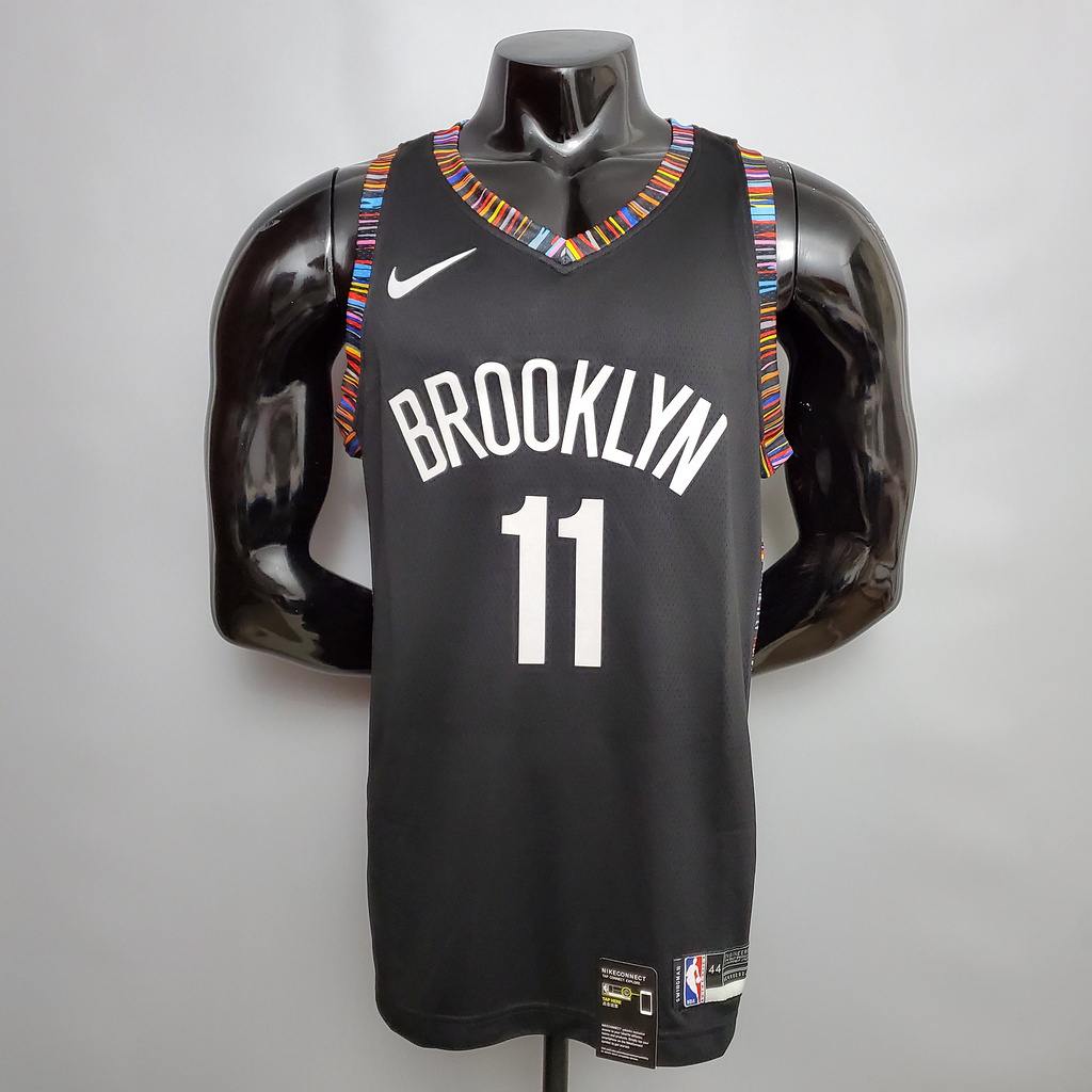 Irving #11 Brooklyn Nets City version black NBA jersey Size_XS_XXL Nike connect recognition
