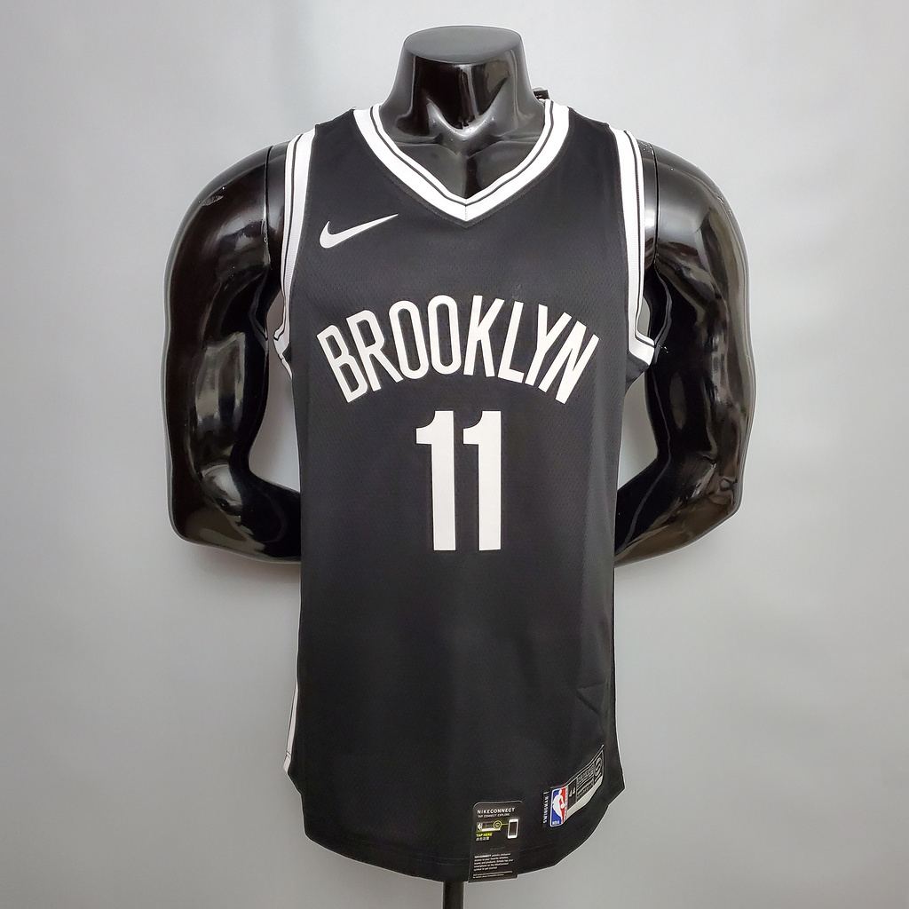 Irving #11 Brooklyn Nets black NBA jersey Size_XS_XXL Nike connect recognition