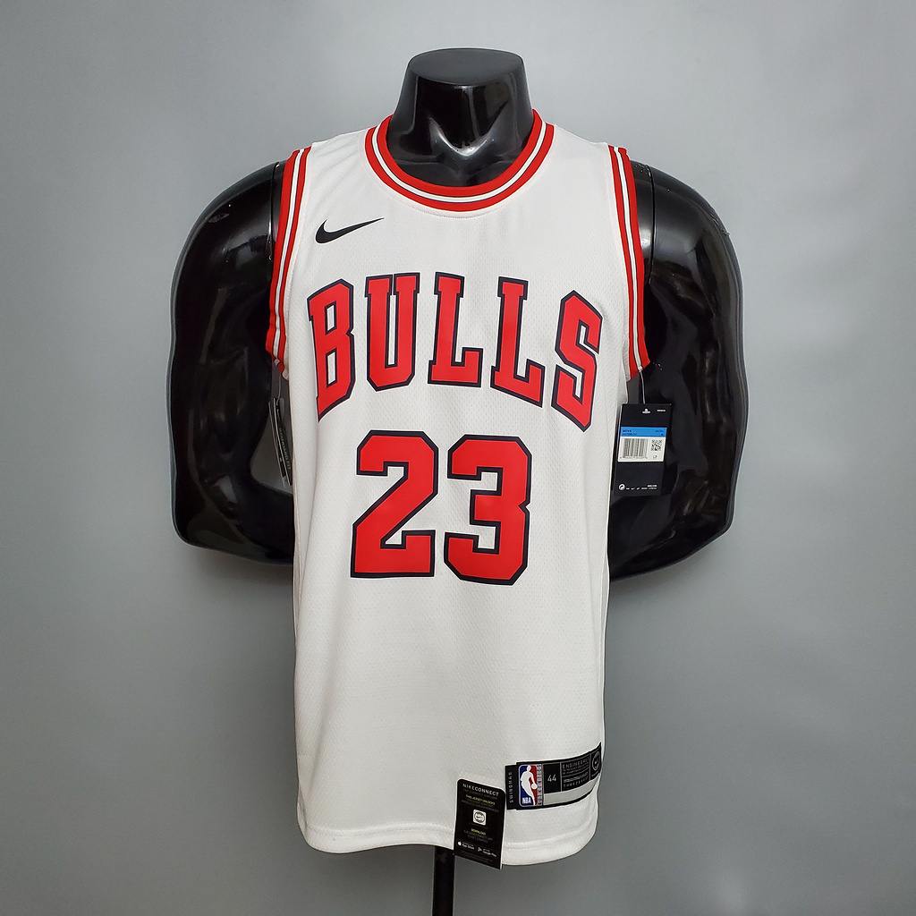 Maillot de basket Jordan #23 Chicago Bulls blanc NBA XS_XXL Nike Connect hommage