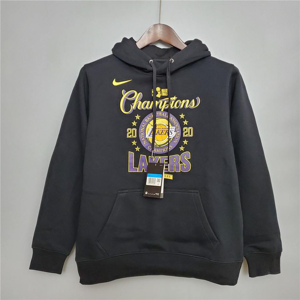 Lakers championship Hooded sweater black