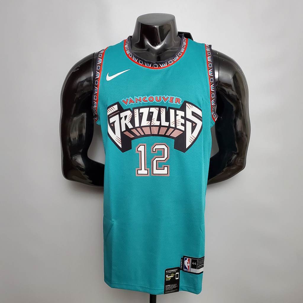 Morant #12 Memphis Grizzlies green NBA jersey Size_XS_XXL Nike connect recognition