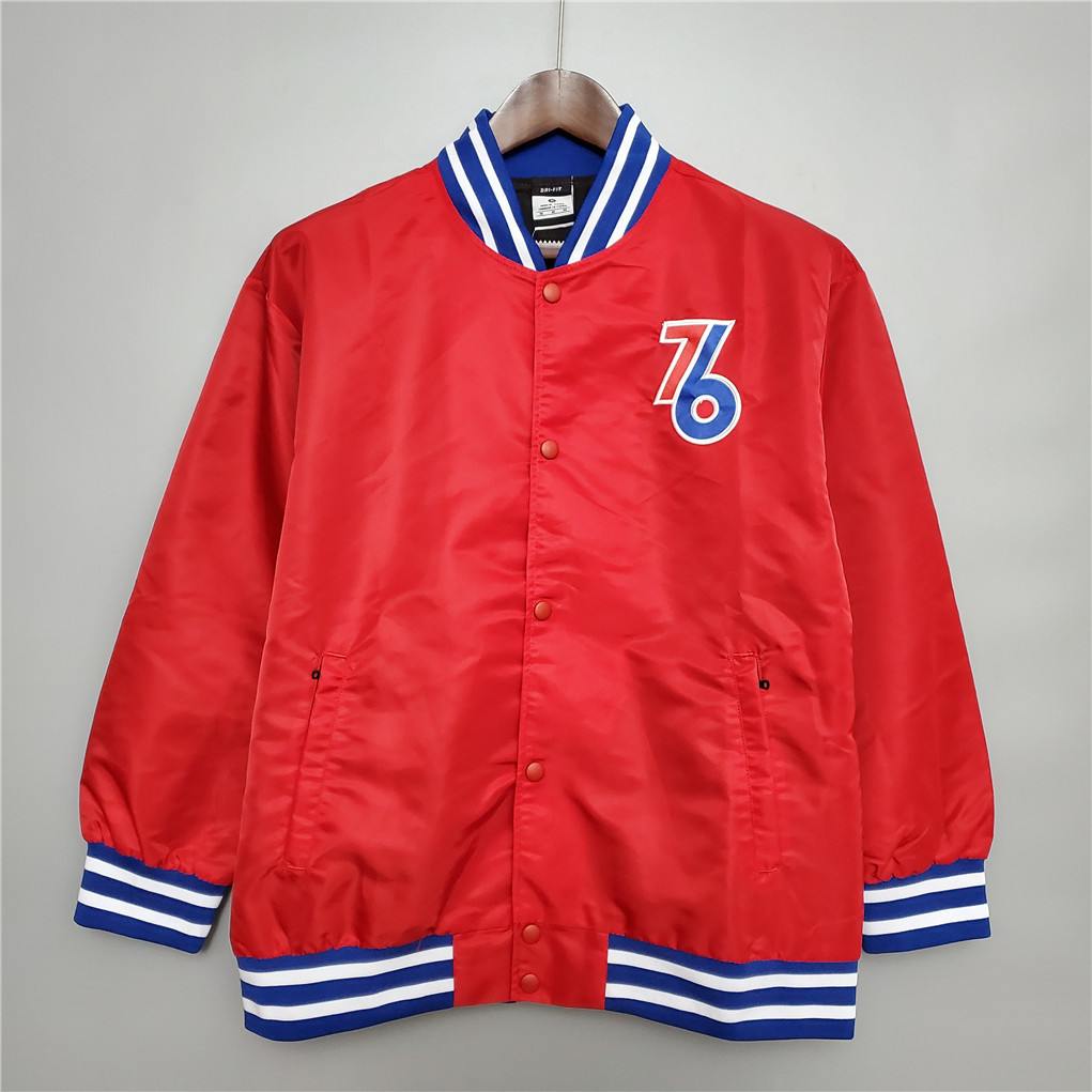 Philadelphia 76ers jacket red