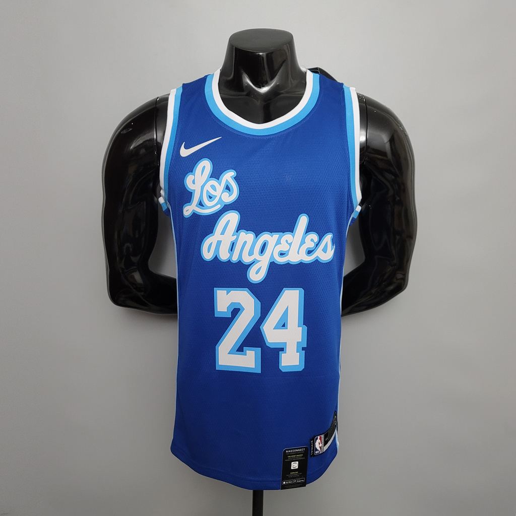 Maillot de basket night Bryant #24 Lakers noir NBA Size_XS_XXL Nike Connect hommage — Rétro