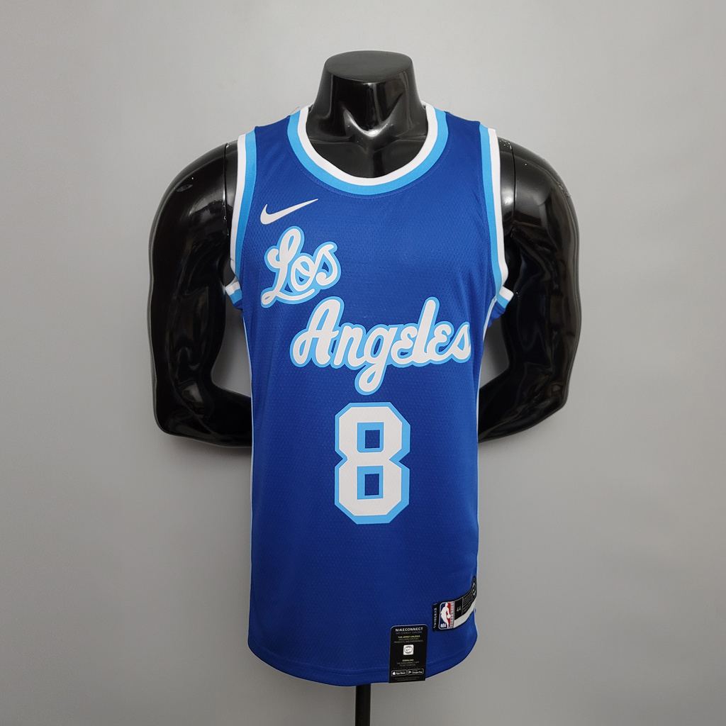 Maillot de basket night Bryant #8 Lakers noir NBA Size_XS_XXL Nike Connect hommage — Rétro