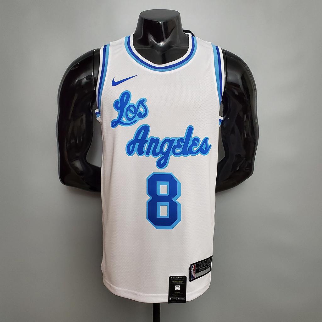 Retro night Bryant #8 Lakers white NBA jersey Size_XS_XXL Nike connect recognition
