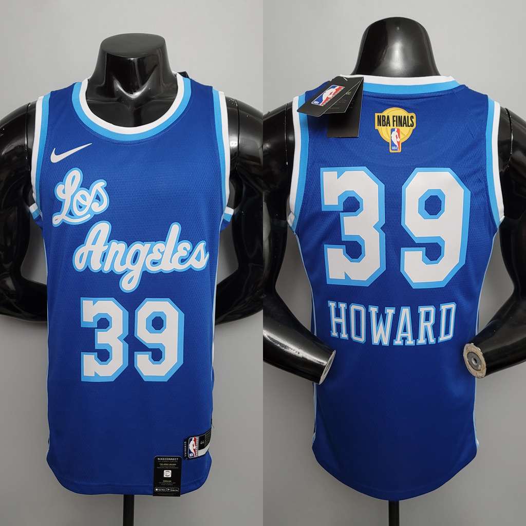 Retro night HOWARD #39 Lakers black NBA jersey Size_XS_XXL Nike connect recognition