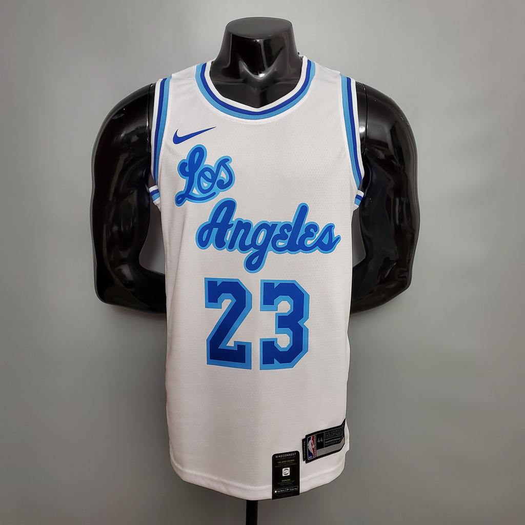 Retro night James #23 Lakers white NBA jersey Size_XS_XXL Nike connect recognition