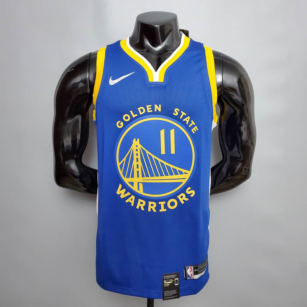 Thompson #11 Golden State Warriors blue NBA jersey Size_XS_XXL Nike connect recognition