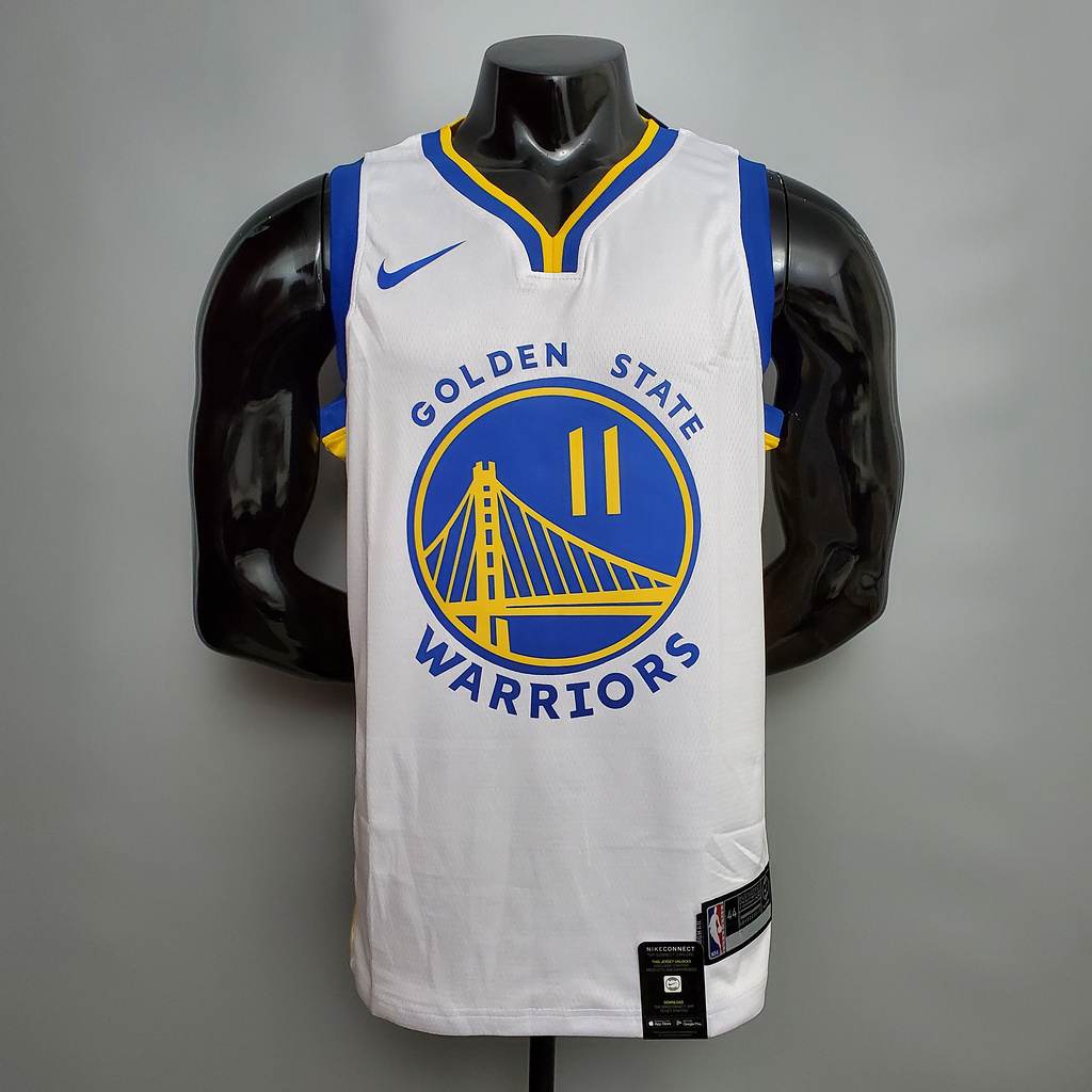 Thompson #11 Golden State Warriors white NBA jersey Size_XS_XXL Nike connect recognition