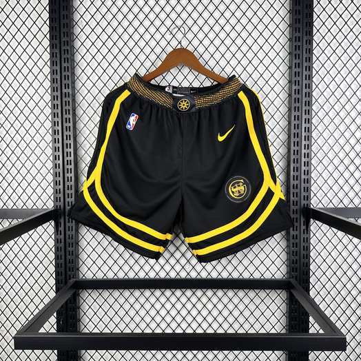 Warriors black city edition NBA shorts