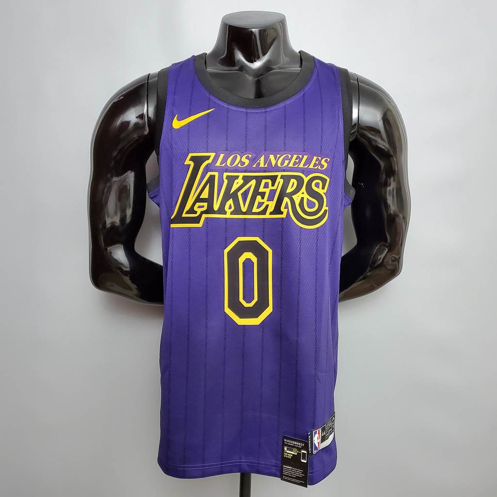 YOUNG #0 Lakers purple City version NBA jersey Size_XS_XXL Nike connect recognition