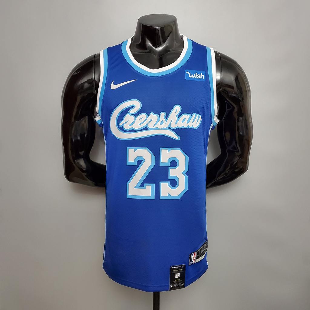 new James #23 Lakers blue NBA jersey Size_XS_XXL Nike connect recognition