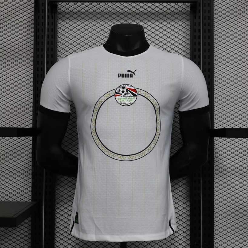 2023 Egypt away white player version jersey size S-2XL