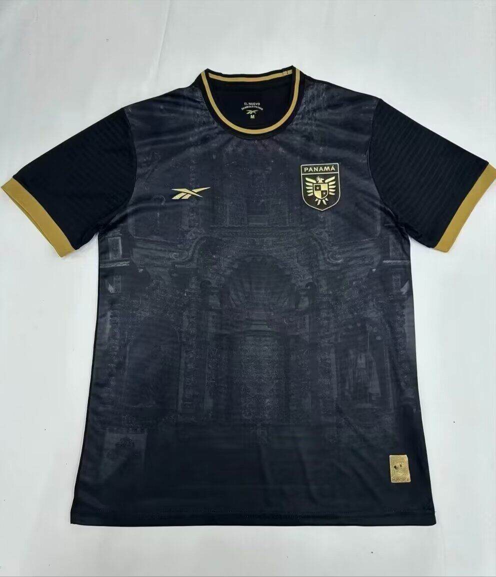 2024 Panama away black soccer jersey