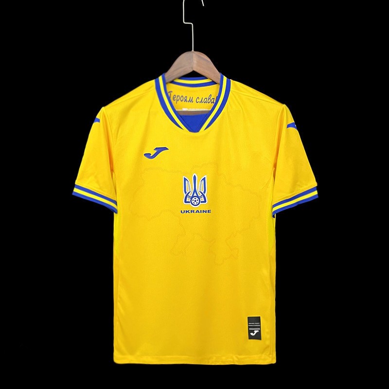 21-22 Ukraine home jersey