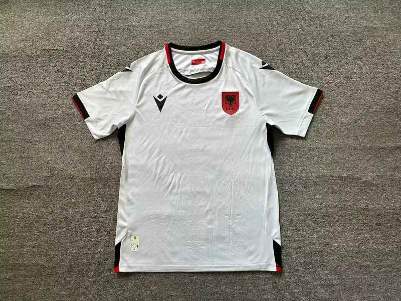 24-25 Albania Away Soccer Jersey