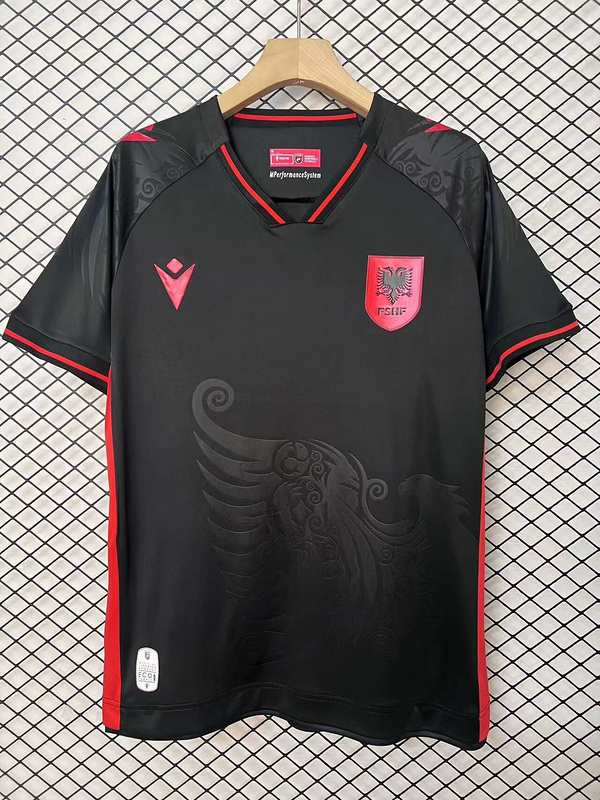 25-26 Albania away black jersey