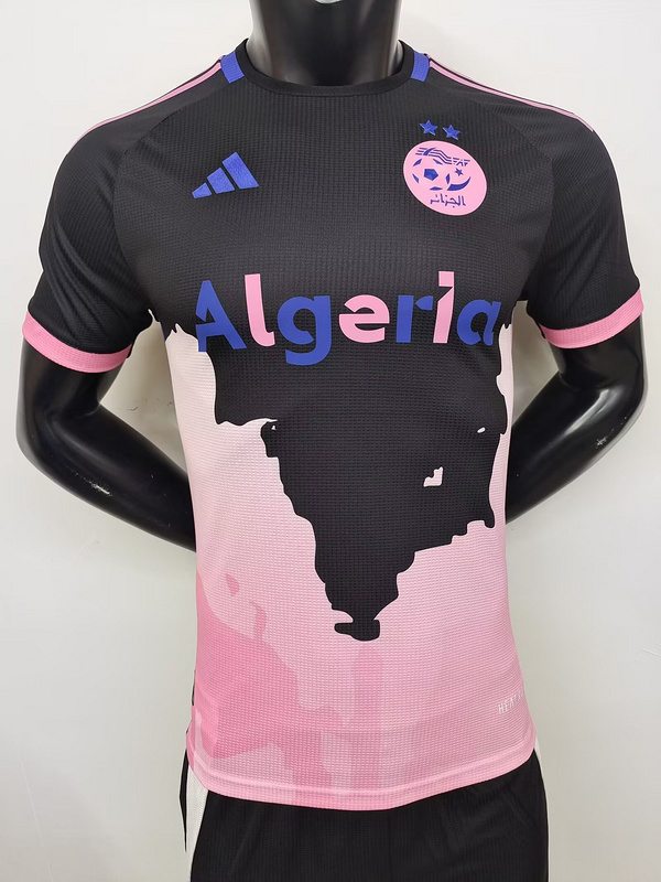 24-25 Algeria pink and black player version jersey