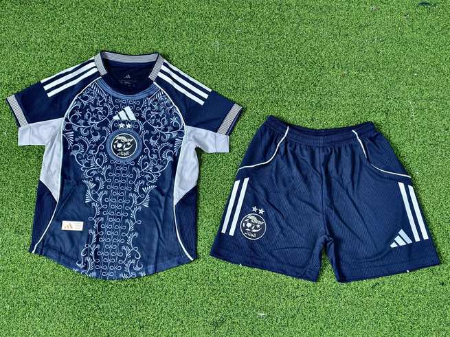 25-26 A37 Algeria blue player version kid kit size 16-28