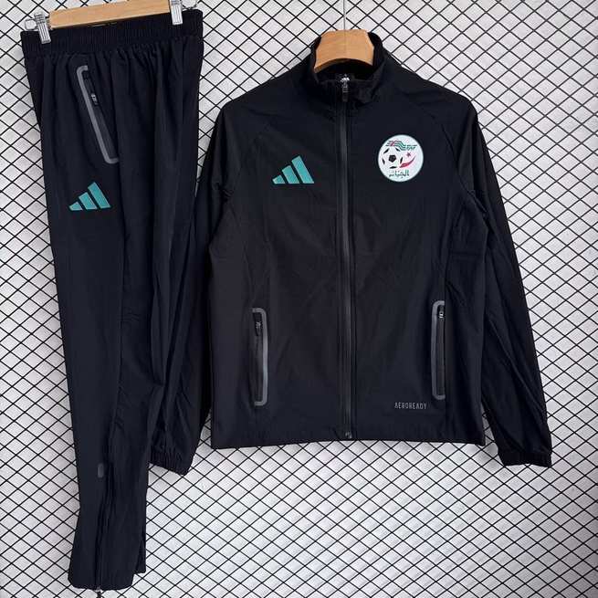 Algeria 2025/26 Black Windbreaker Suit Size S-2XL
