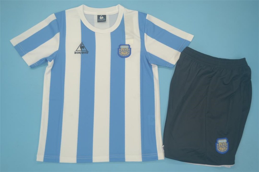 Ensemble de football enfant Argentine — 1986 · Domicile