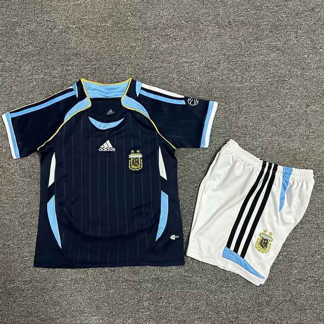 2006 Argentina away retro kid kit