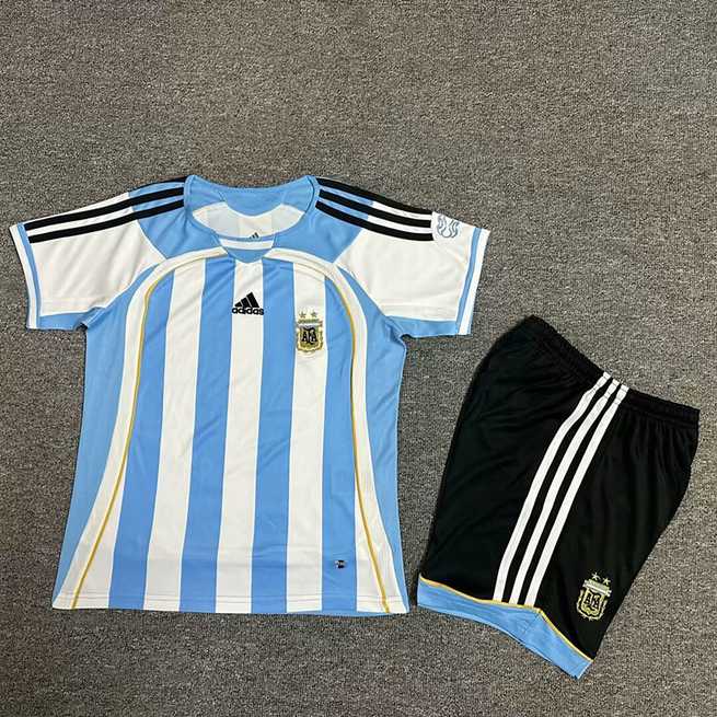 Ensemble de football enfant Argentine — 2006 · Domicile · Rétro