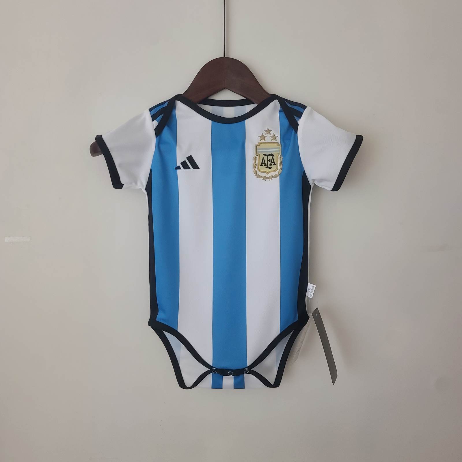 Maillot de football bébé Argentine 3 stars — 2022 · Domicile
