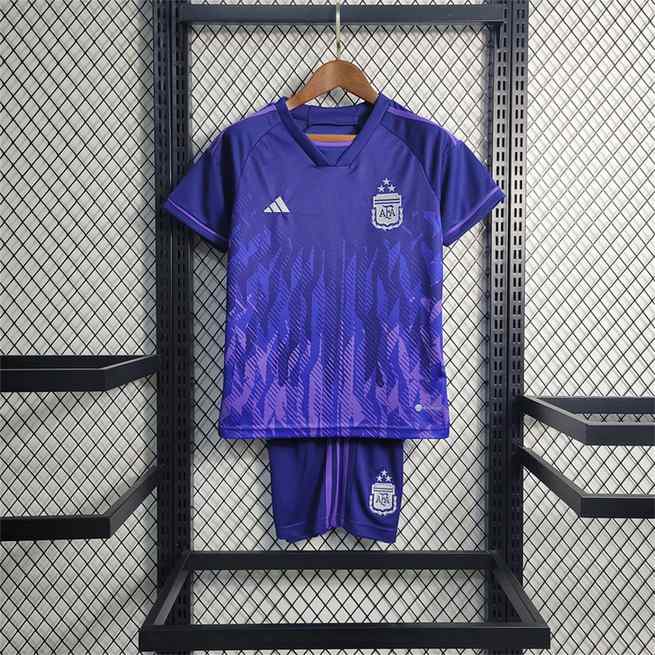 Ensemble de football enfant Argentine 3-star — 2022 · Extérieur