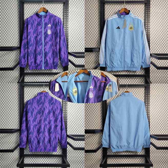 2023 Argentina 3-star Double-sided Windbreaker