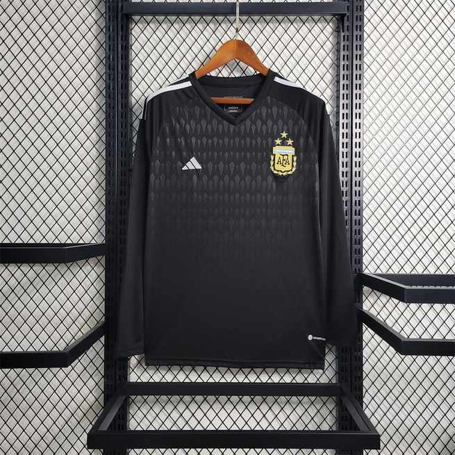 2023 Argentina Black Long Sleeves