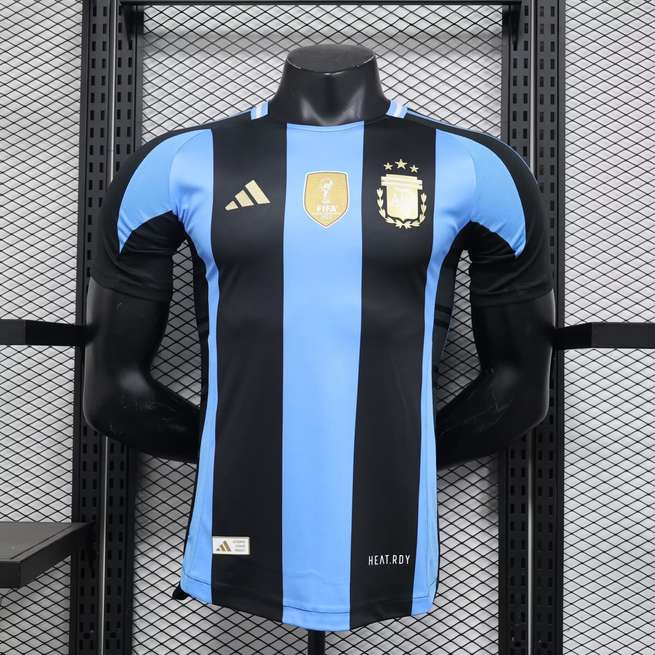 2024 Argentina blue and black special edition player version jersey