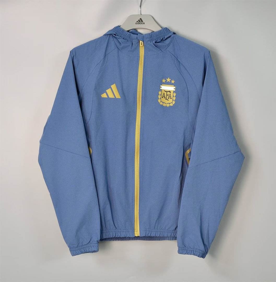 Coupe-vent Argentine bleu clair — 2026 · tailles S–2XL