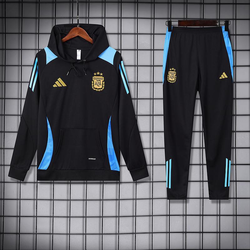 Sweat à capuche 24-25 Argentine noir