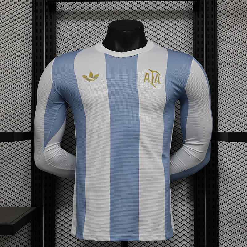 25-26 Argentina 50th Anniversary long sleeve player version jersey