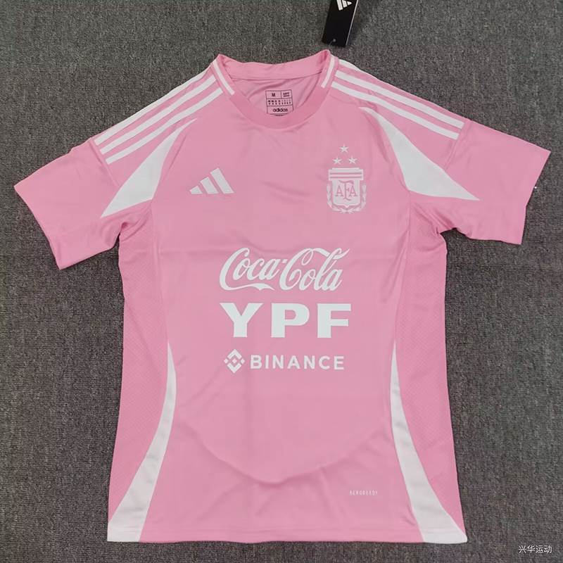 Maillot de football 25-26 Argentine rose entraînement