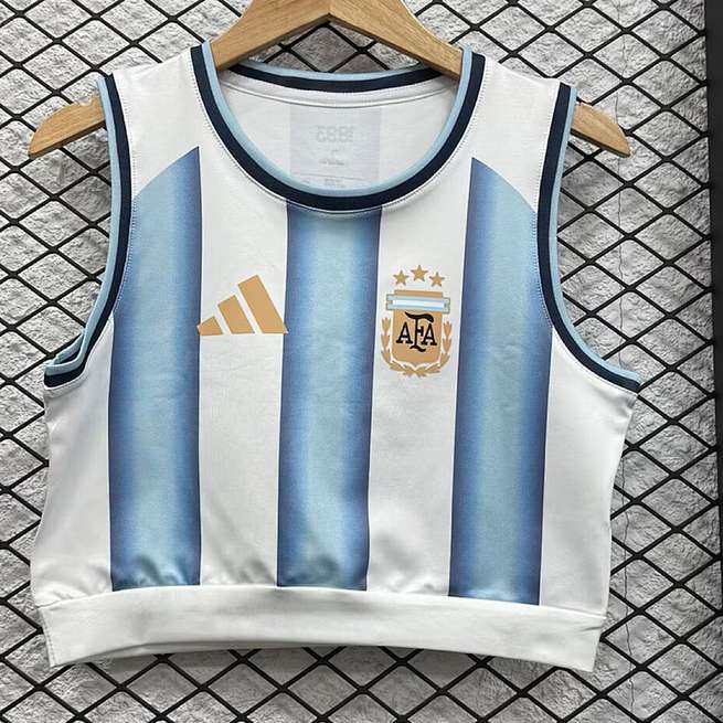 Débardeur Argentine Coupe du monde Girl's — 2026 · Domicile · tailles S–XL