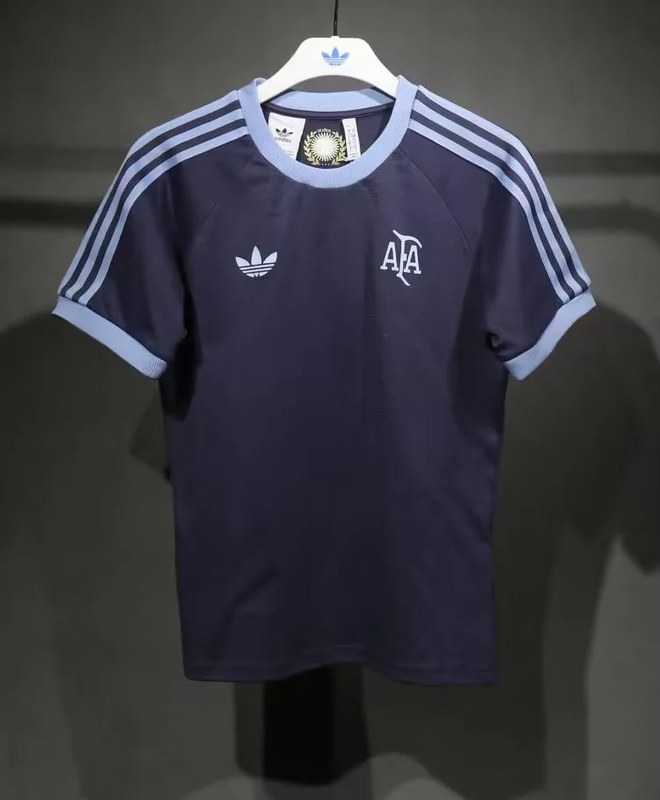Argentina dark blue cotton t shirt