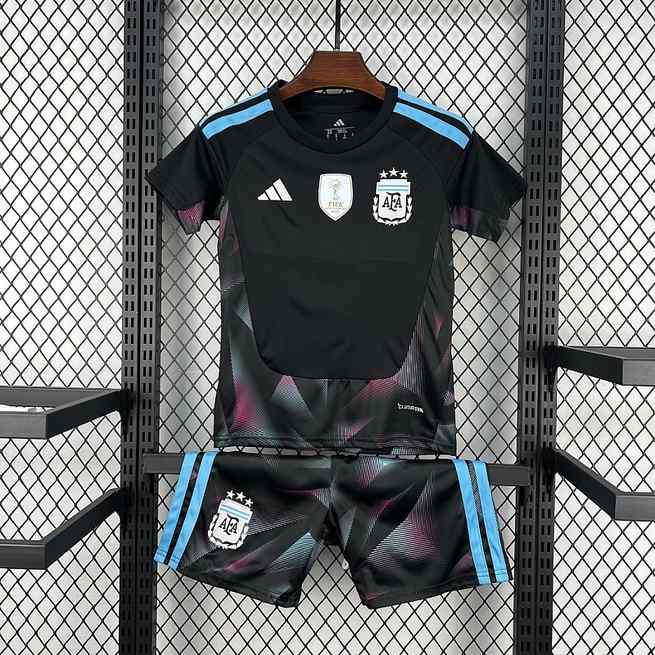Kids Argentina 2026 World Cup Goalkeeper Kit size 16-28