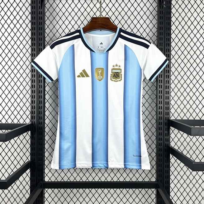 Maillot de football femme Argentine Coupe du monde — 2026 · Domicile