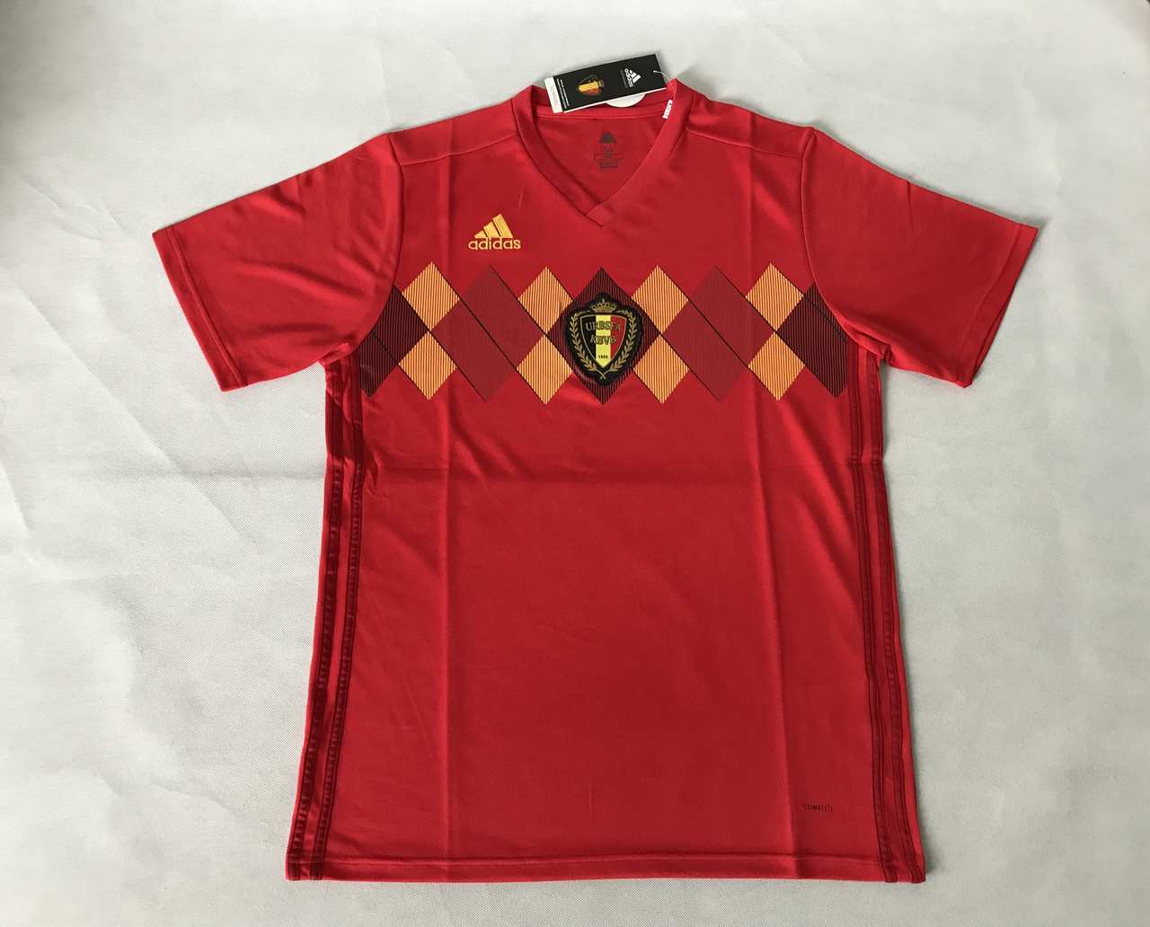 Belgium 2018 world cup home red soccer jersey