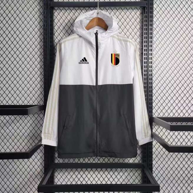Coupe-vent Belgique noir et blanc — 2023