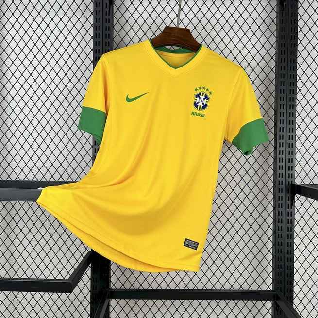 Maillot de football 12-13 Brésil — Domicile · Rétro